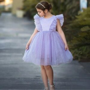 Trish Scully Sparkle Lavendar Dress